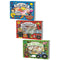 Childrens Let's Pretend 3 Book Sets By Roger Priddy Firefighter, Play Shop Activity