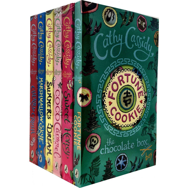 Chocolate Box Girls Collection Cathy Cassidy 6 Book Set -Fortune cookie, Coco caramel