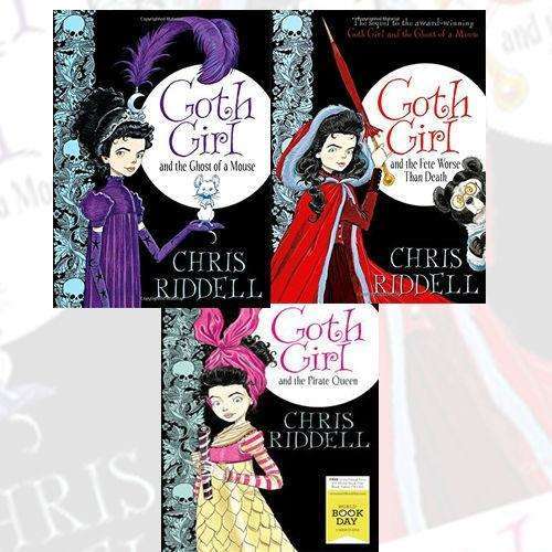 Chris Riddell 3 Books Collection Set Goth Girl and the Pirate Queen