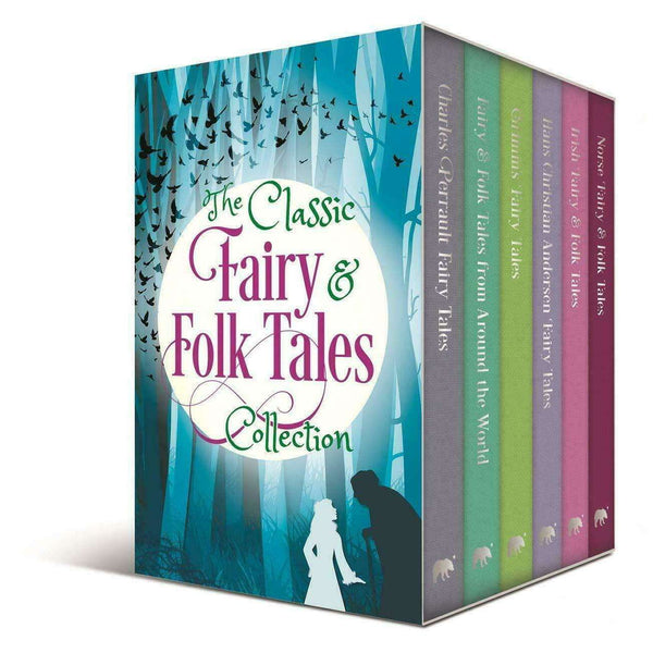 Classic Fairy and Folk Tales 6 Books Box Set Collection By Various Authors