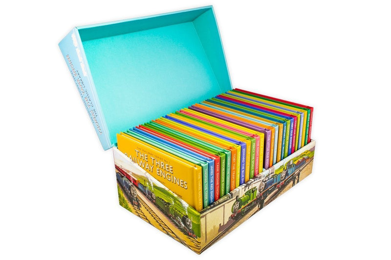 Thomas the Tank Engine Railway Series – 26-Book Boxed Set Classic Edition by W. Awdry: Children's Adventure Stories, Hardback Books for Kids, Egmont