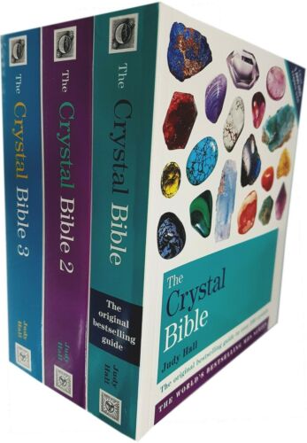 The Crystal Bible Vol 1-3 Collection – 3-Book Set by Judy Hall | Guide to Healing Crystals, Energy, Spirituality, Meditation & Natural Remedies