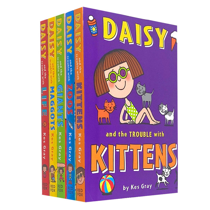 Daisy and the Trouble Collection – 5 Book Set by Kes Gray (Series 1) | Fun Kids’ Fiction, Adventure Stories, Children's Books, Reading for Ages 8+