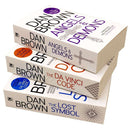 Dan Brown 3 Books Set Collection Angels & Demons, The Da Vinci Code,...etc