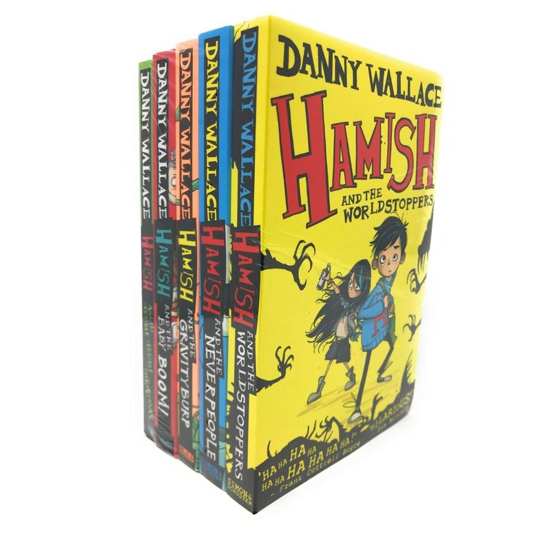 Danny Wallace Hamish 5 Books Collection Set The Gravityburp, The Neverpeople