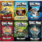 Dav Pilkey Dog Man Collection 6 Books Set Tale of Two Kitties, Lord of the Fleas