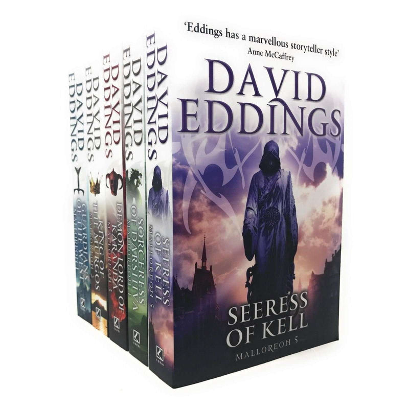 David Eddings The Malloreon Series 5 Books Set Collection Guardians Of The West