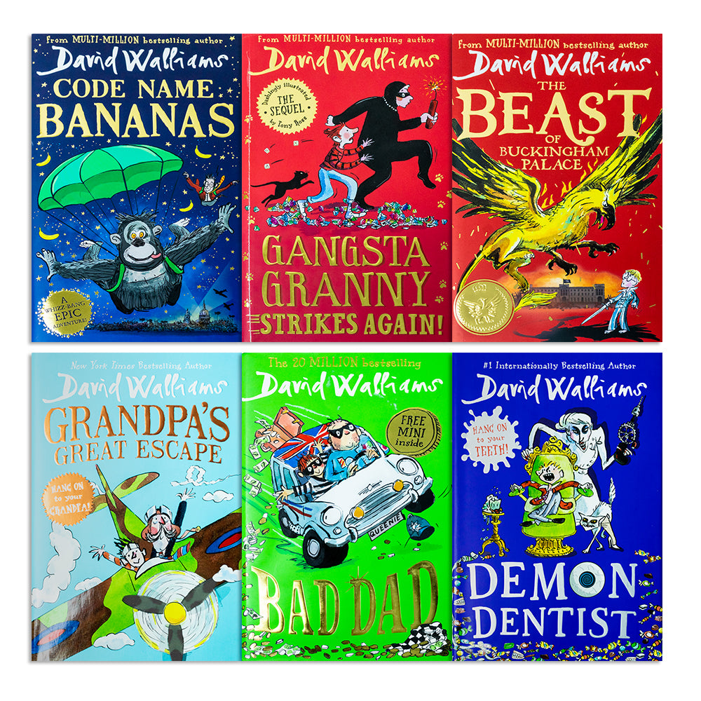 David Collection Books David Walliams 6 Books Set Collection – Lowplex Books