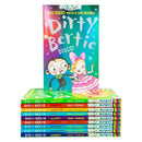 Dirty Bertie Collection 10 Books Set (Series 3) By David Roberts Disco, Monster