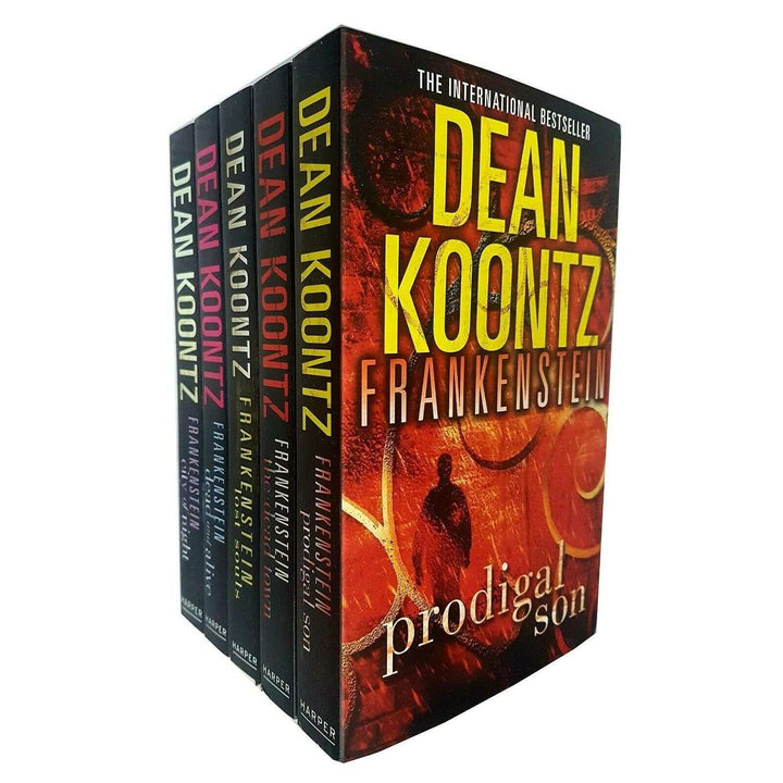 Dean Koontz Frankenstein Series Collection 5 Books Set Pack Inc Dead Town | Thriller Horror Fiction, Mystery Adventure, Gripping Page-Turner Book Series
