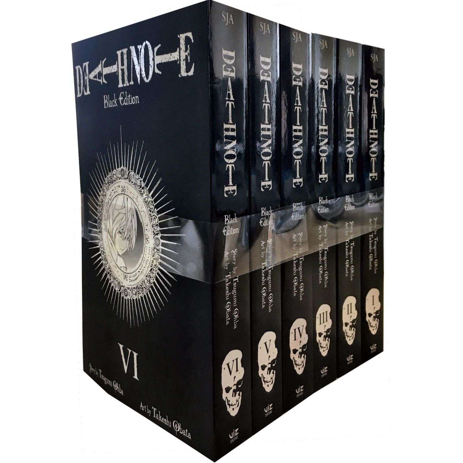 Death Note Paperback Death Note Black Edition Volume 1-6 Collection 6 Books Set Manga ...