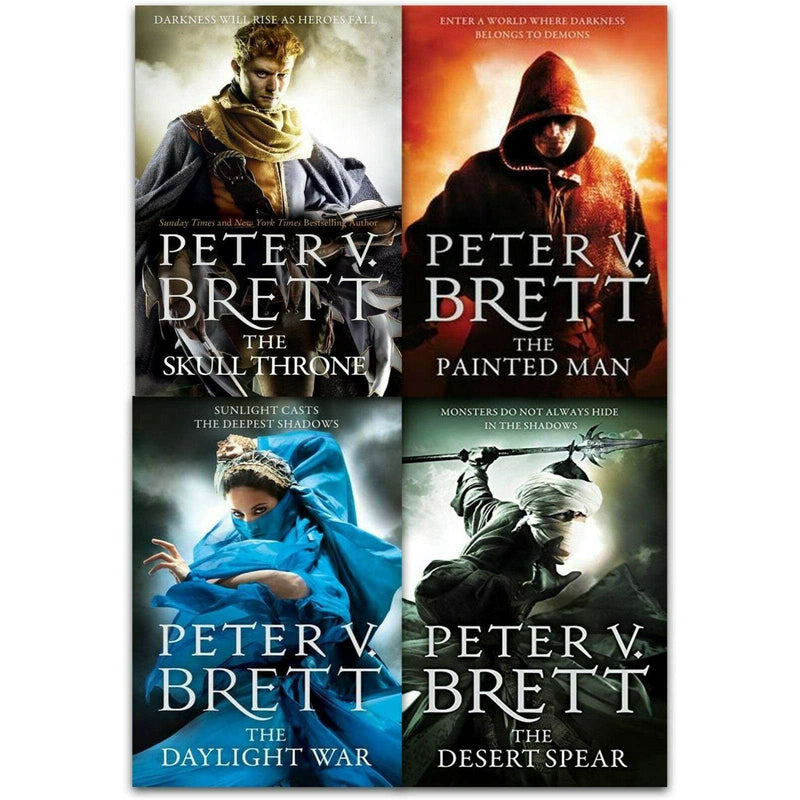 Demon Cycle Series 4 Books Collections Set By Peter V. Brett Inc Desert Spear