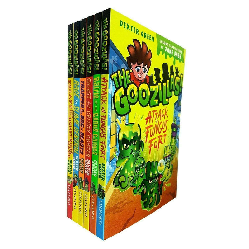 Dexter Green The Goozillas Series Attack on Fungus Fort 6 Books Collection Set