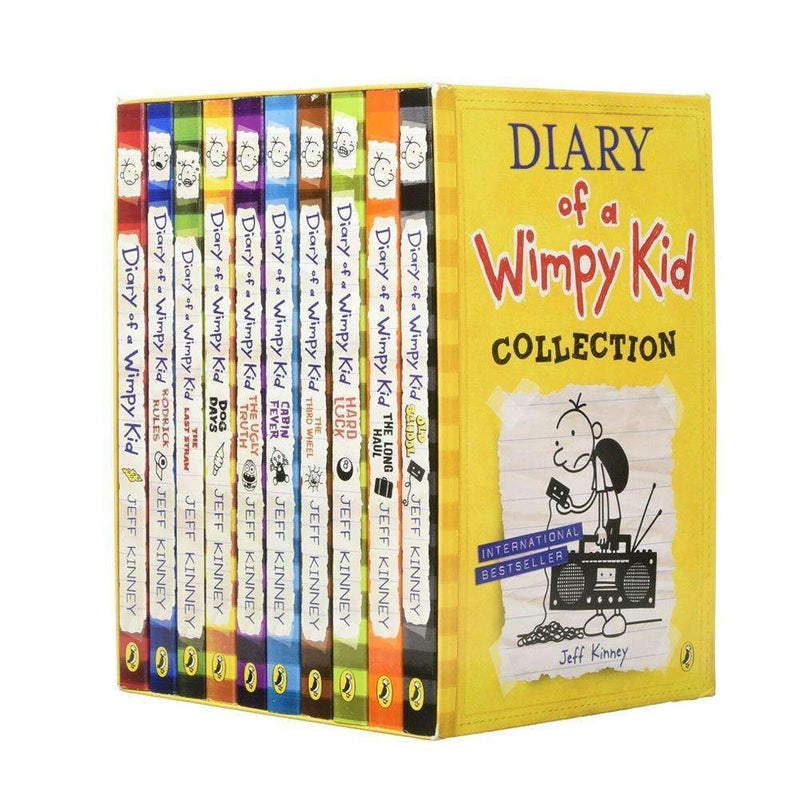 Diary of a Wimpy Kid 10 Books Box Set By Jeff Kinney Pack