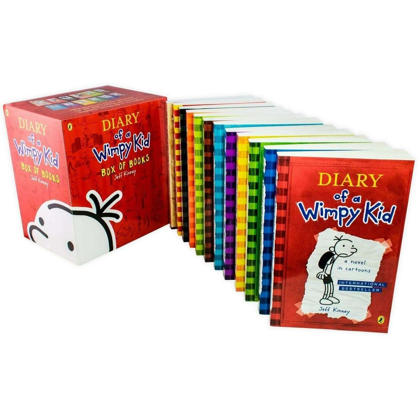 Diary of a Wimpy Kid Collection: 12 Books - Fun for Kids 8+ year