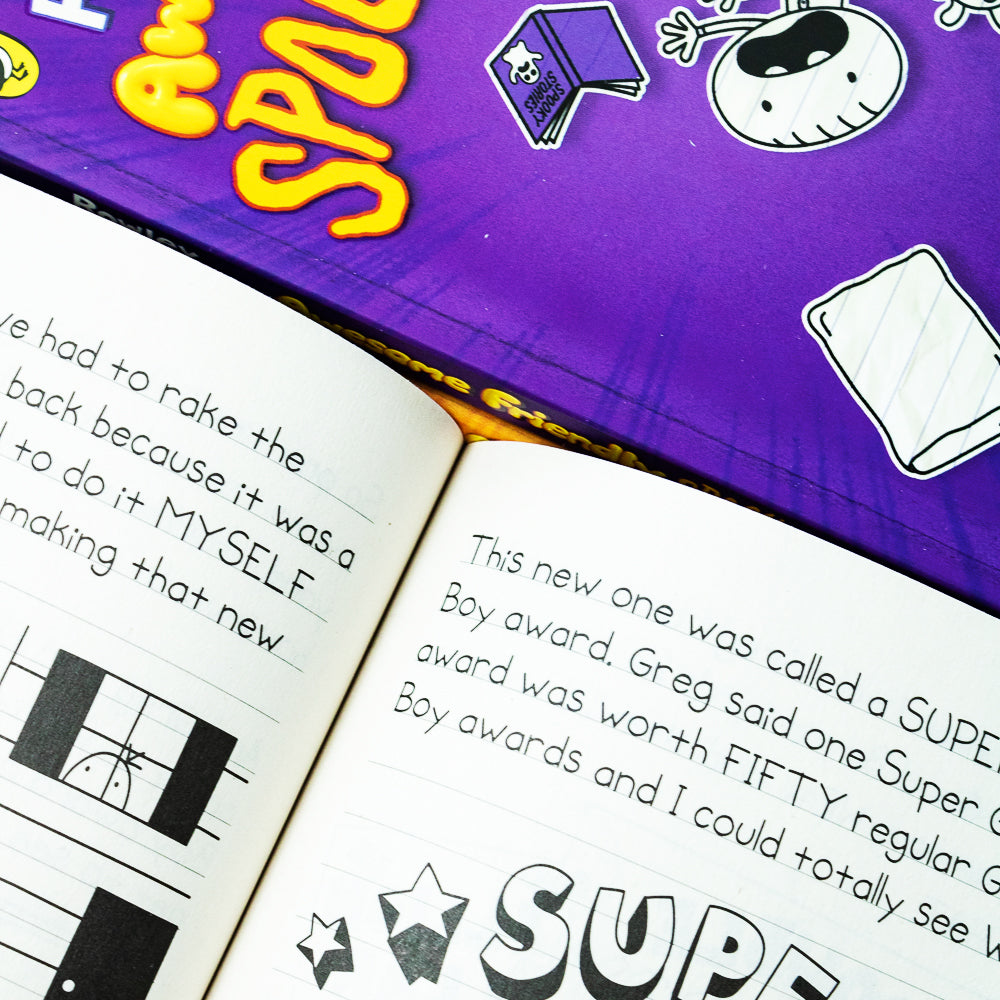 Diary of an Awesome Friendly Kid 3 Book Set by Jeff Kinney | Fun, Humorous Children's Books, Adventure, Wimpy Kid Story, Laugh-Out-Loud Kids’ Series