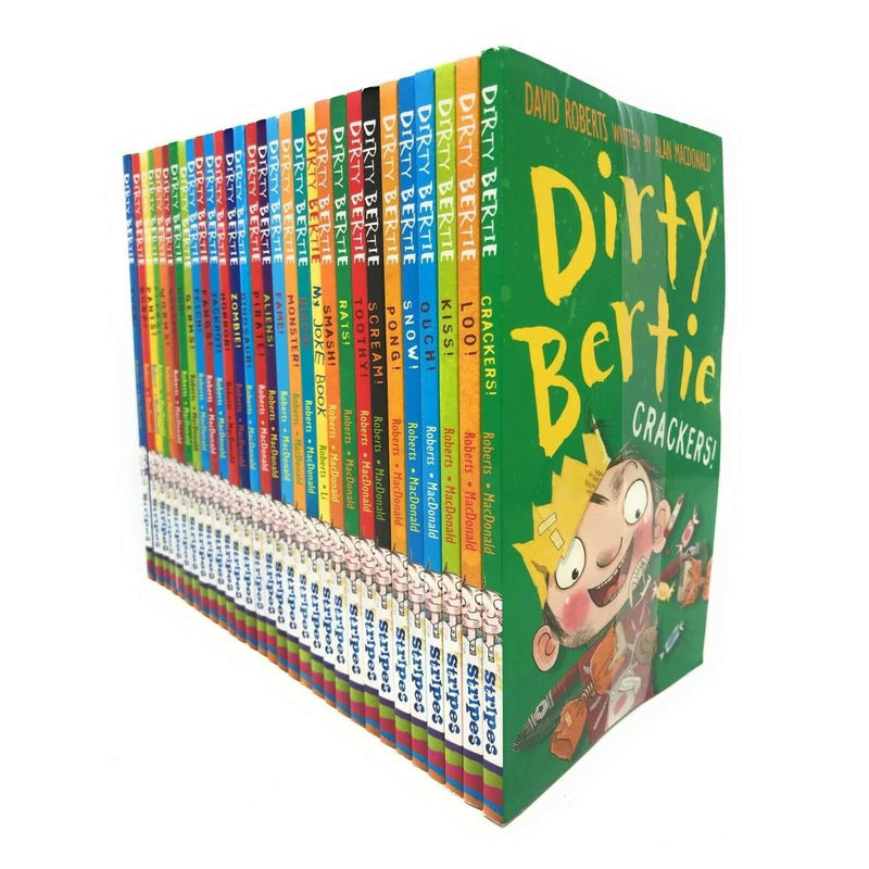 Dirty Bertie series Collection David Roberts 30 Books Set Pack Bundle Series 1-3