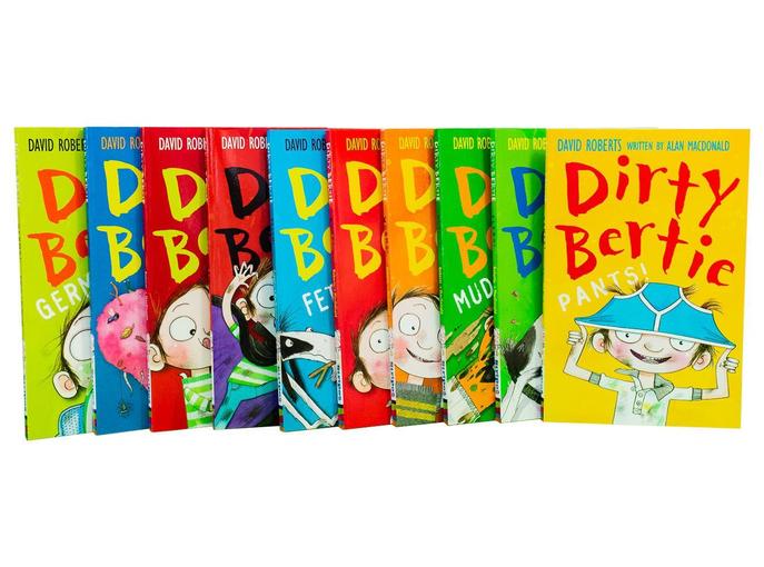 Dirty Bertie 10-Book Collection (Series 1) by David Roberts |Funny, Illustrated Children’s Stories Full of Humor,Adventure & Gross-Out Fun for Ages 7+