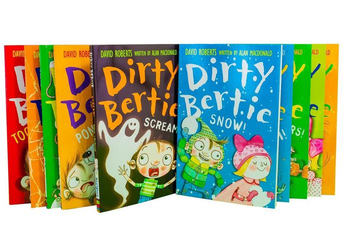 Dirty Bertie: 10 Humorous Books Collection for Kids in Paperback