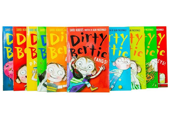 Dirty Bertie 10-Book Collection (Series 1) by David Roberts |Funny, Illustrated Children’s Stories Full of Humor,Adventure & Gross-Out Fun for Ages 7+