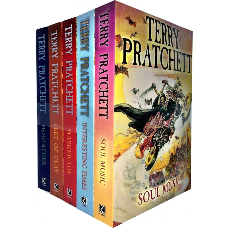 Discworld Novel by Terry Pratchett 5 Books Set Collection (16-20) Pack Series 4