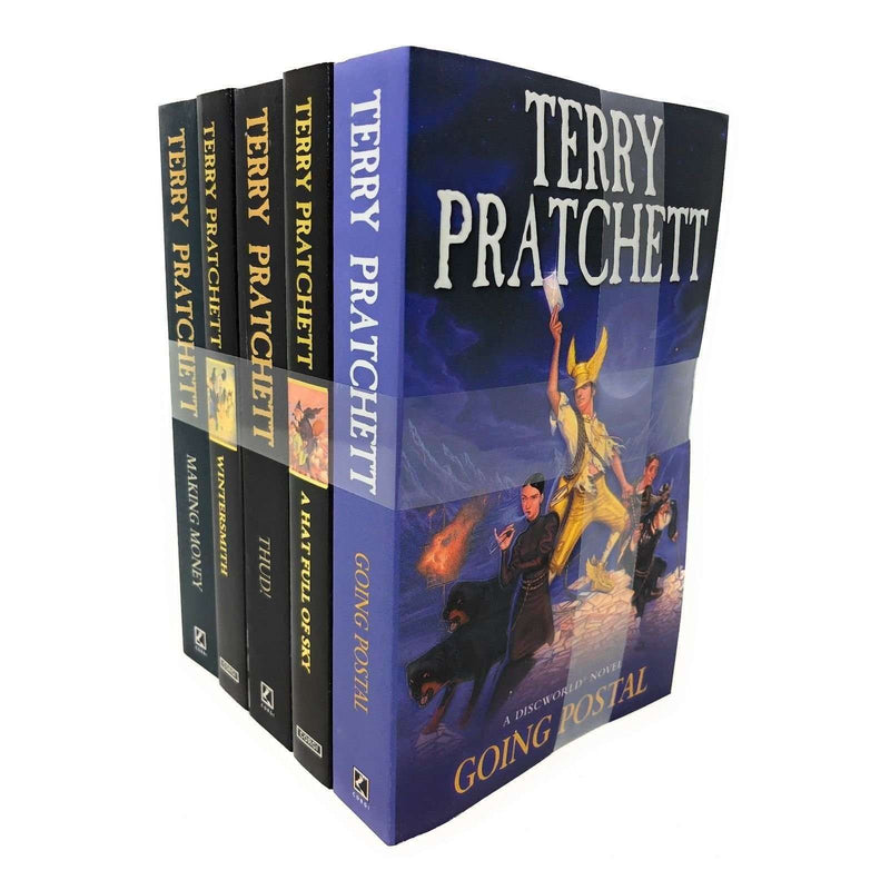 Discworld Novel by Terry Pratchett 5 Books Set Collection (vol 31-35) Series 7