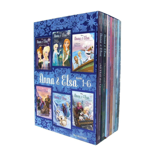 Disney Frozen Anna & Elsa 6 Books Set Collection By Erica David (Books 1-6)