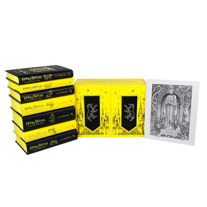 Harry Potter 6 Books Set Collection Hufflepuff Edition By J.K Rowling –  Lowplex