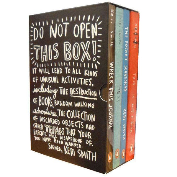 Do Not Open This Box Collection Keri Smith 4 Books Set Wreck This