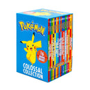 Pokémon Colossal Collection 16 Books Box Set (Ash's Big Challenge, Pokémon Peril, Orange League, Scyther vs Charizard, Race to Danger, Show Time, Power Up Psyduck, Winners Cup, Pokémon School & More)