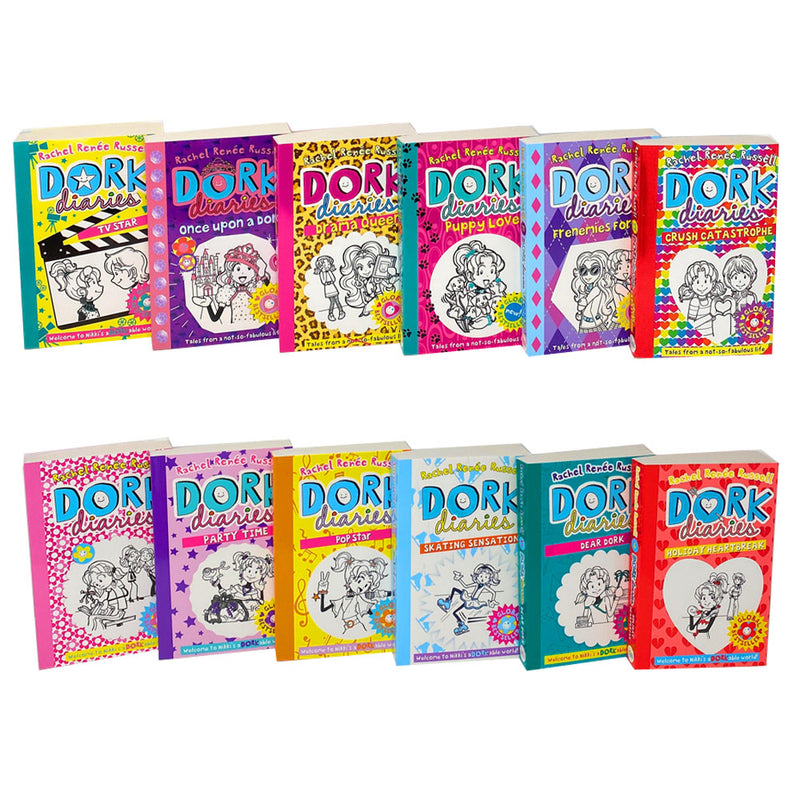 Dork Diaries 12 Books Collection Box Set By Rachel Renée Russell | The - Foto 4