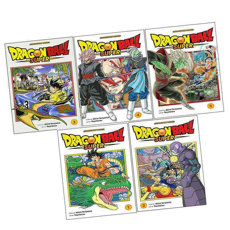 Dragon Ball Super Vol.1-5 Books Collection Set by Akira Toriyama Pack Series NEW