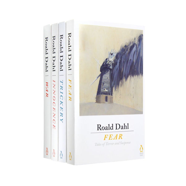 Roald Dahl 4 Books Set Collection Innocence, Fear, Trickery, War