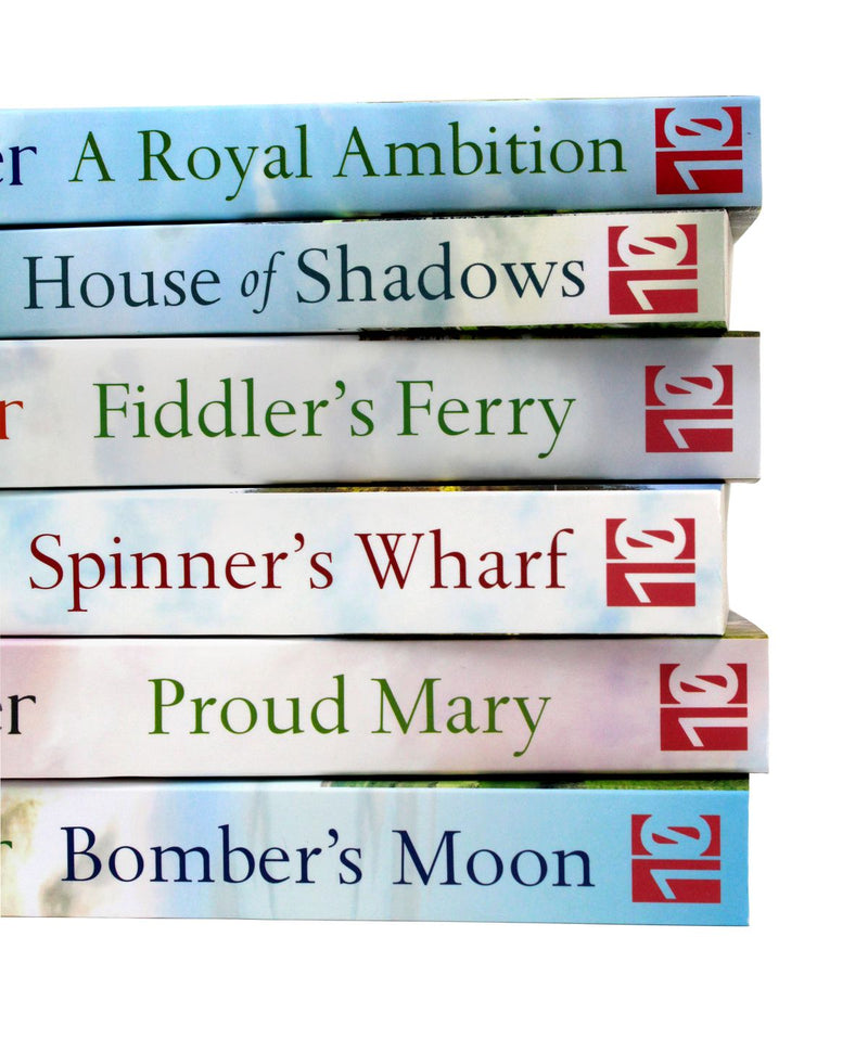 Iris Gower 6 books Collection ( Royal Ambition, House of Shadows, Fiddler Ferry, Spinner Wharf, Proud Mary, Bomber Moon)