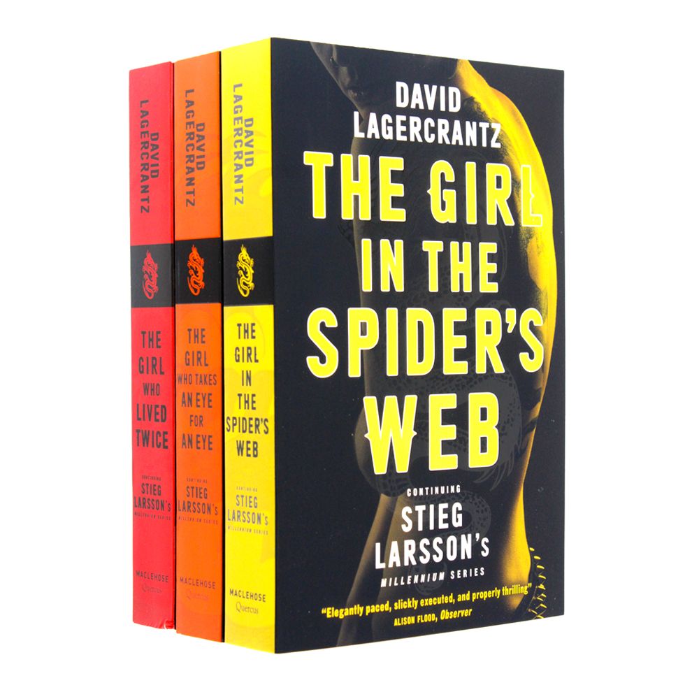 Millennium Series 3-Book Collection Box Set (Books 4-6) by David Lagercrantz—Thriller, Mystery,Suspense, Must-Read Fiction from Stieg Larsson's Legacy