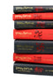 Photo of Harry Potter Slytherin House Collectors Edition Spines by J.K. Rowling on a White Background