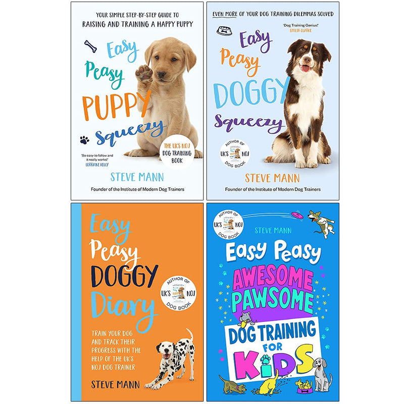 Photo of Easy Peasy Series 4 Book Set by Steve Mann on a White Background