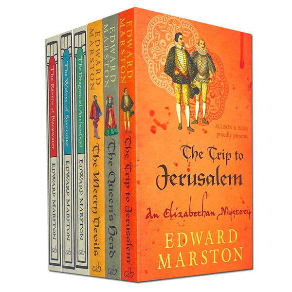 Edward Marston 6 books Collection Set, (Railway Detective & Nicolas Bracewell Series)