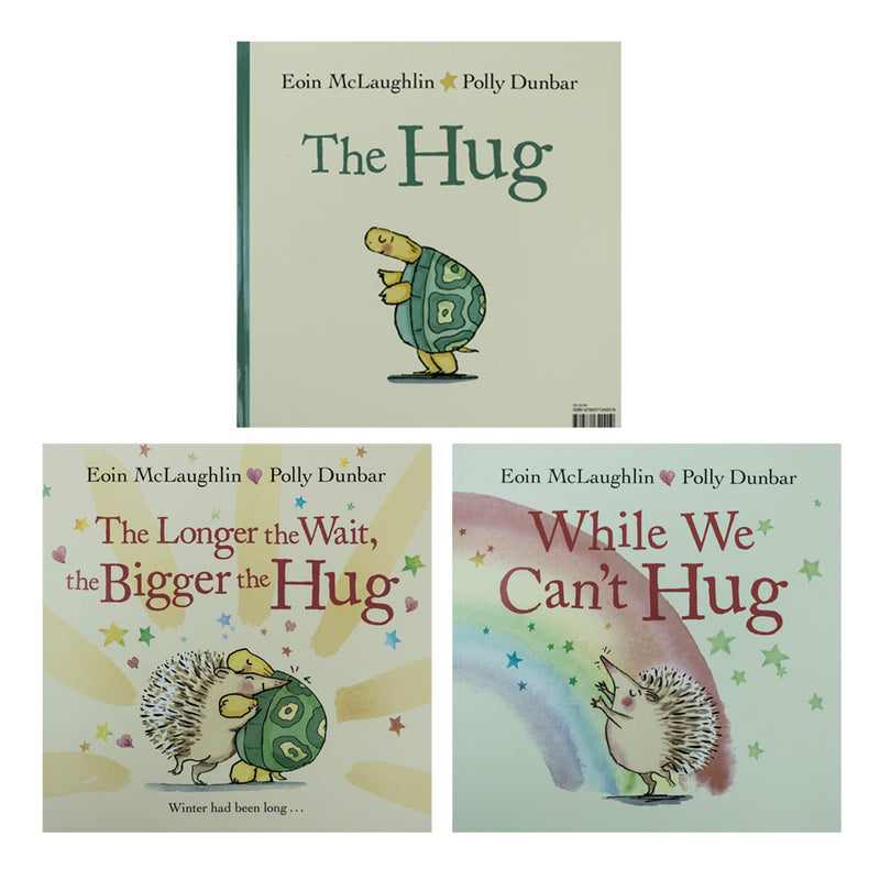 Hedgehog & Friends Series 3 Books Set ( The Hug, While We Can't Hug, The Longer the Wait) By Eoin McLaughlin & Polly Dunbar