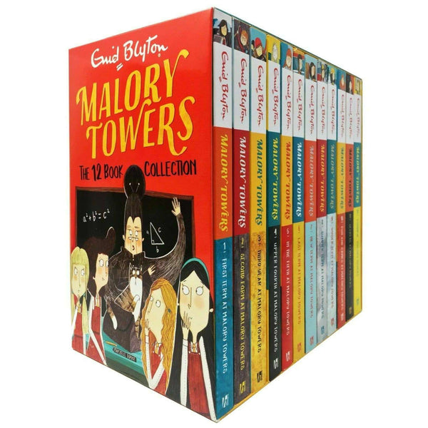 Enid Blyton Malory Towers Complete Collection 12 paperback Books Set - Classic Children's Stories: Adventure, Friendship, Mystery & School Life