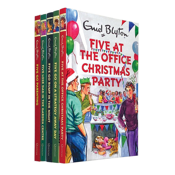 Famous Five 5 Books Collection Set By Enid Blyton Five Go Parenting, Five Go Bum
