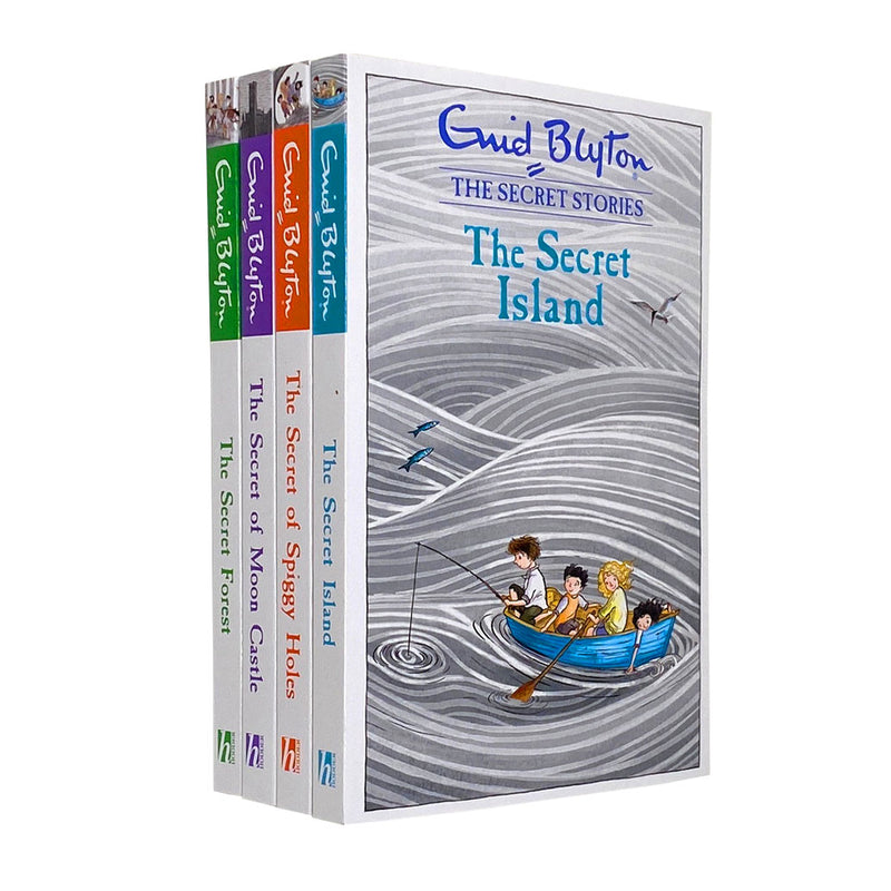 Enid Blyton The Secret Stories 4 Books Set The Secret Island, The Secret Forest