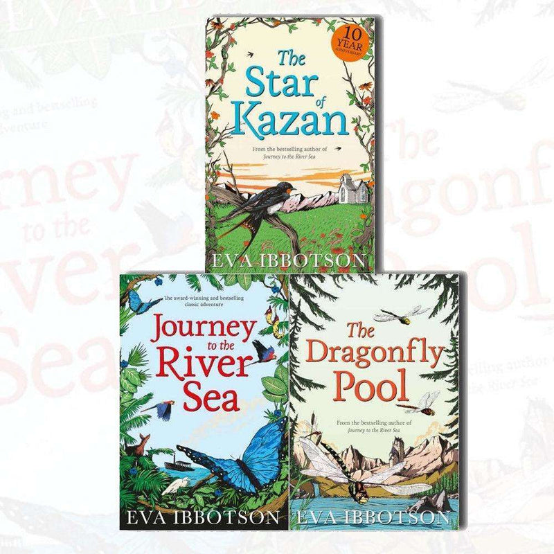 Eva Ibbotson Collection 3 Books Set Journey to the River Sea, Dragonfly Pool