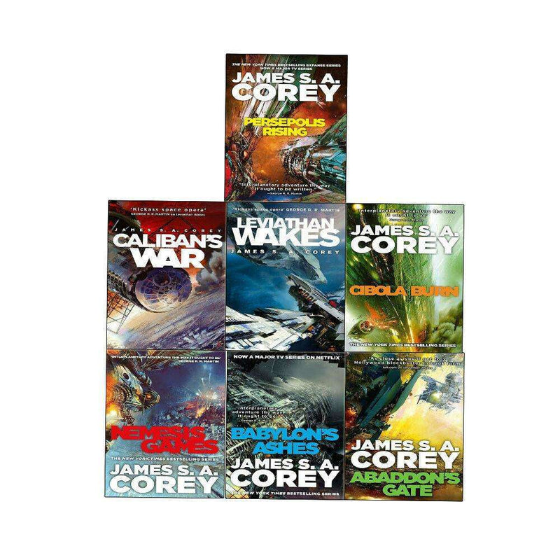 Expanse Series 1-7 Book Set Collection Pack By James S. A. Corey