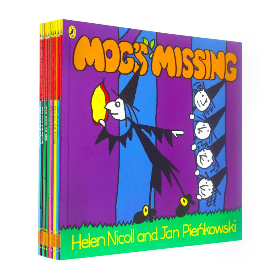 Meg and Mog Collection 10 Books Box Set By Helen Nicoll and Jan Pienko ...