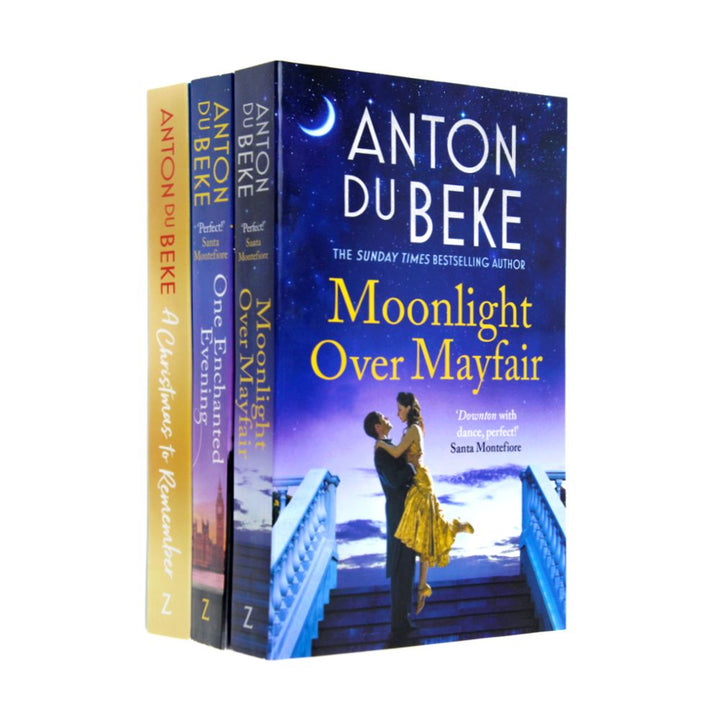 Anton Du Beke 3 Book Set: Moonlight Over Mayfair, One Enchanted Evening, A Christmas to Remember – Romance Novels, Heartwarming Fiction Collection