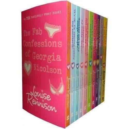 Fab Confession of Georgia Nicolson Collection Louise Rennison 10 Books Set
