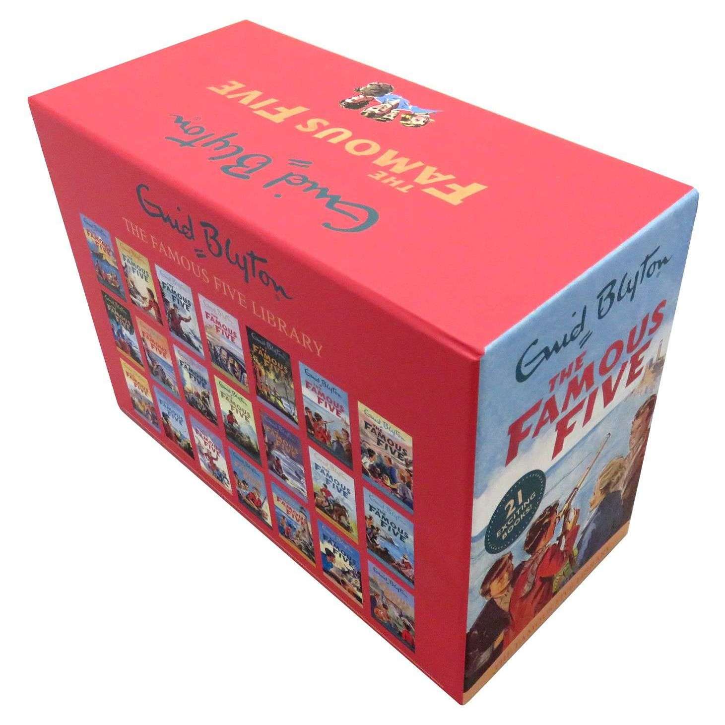 Famous Five: 21 Adventure Books Box Set by Enid Blyton Age 8+