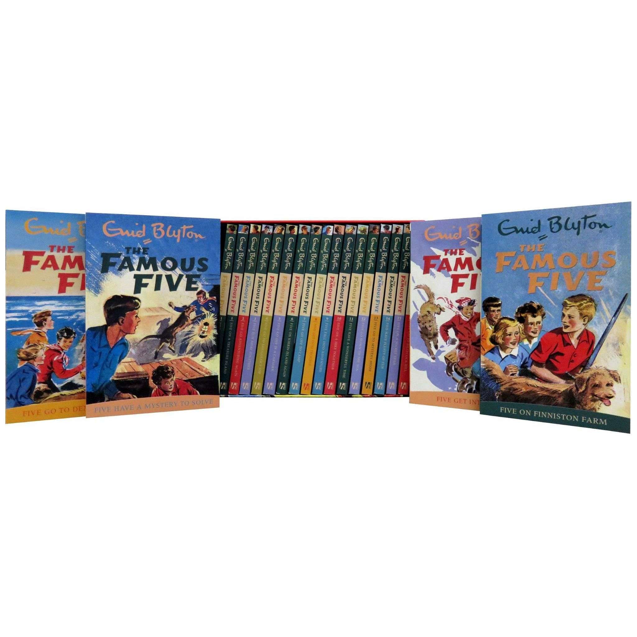 Famous Five: 21 Adventure Books Box Set by Enid Blyton Age 8+