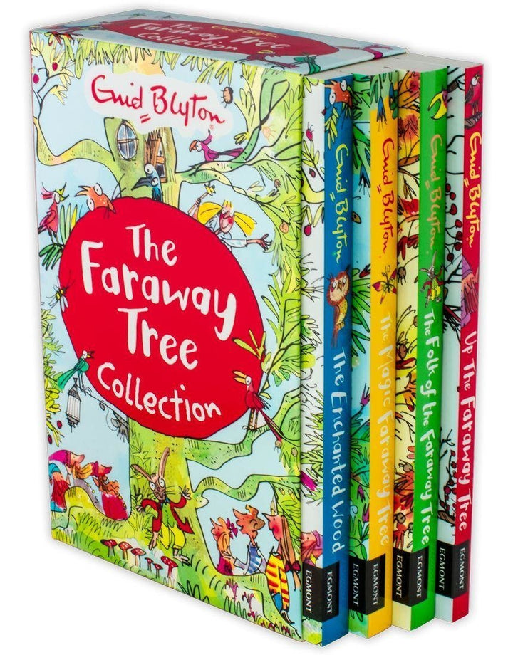 Enid Blyton's The Faraway Tree: 4 Magical Books Collection Set – Classic Children's Fantasy Adventure Series, Timeless Tales, and Family Stories